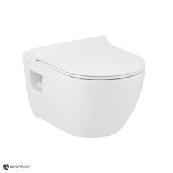 Seramiksan Ocean Plus Rim-out Açık Montaj Asma Klozet 36,9x52,1 cm Beyaz