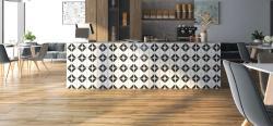 Seranit 20x20 Trevo Siyah-Beyaz Mat