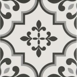 Seranit 20x20 Iris Siyah-Beyaz Mat