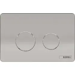 Serel Gömme Rezervuar Paneli P57 Parlak Krom Metal Kaplama P570120
