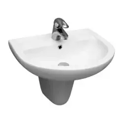 Serel Etna 46x56 cm Yarım ayaklı Lavabo EN01+2822 Beyaz