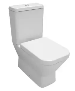 Serel Diagonal 66 cm Duvara Dayalı Klozet 40 cm Rezervuar ile DG80STS110H Beyaz