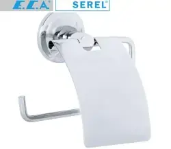 Serel Lale Kapaklı Tuvalet Kağıtlığı 140101009 Krom