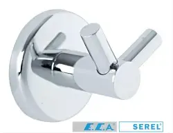 Serel Bianca İkili Askılık Havluluk Bornoz Askısı 140102010 Krom