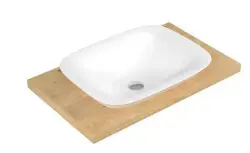 Serel Hera Tezgah Üstü Çanak Lavabo 46x60 cm HR33DXS110H Beyaz