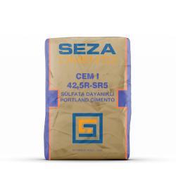 Seza Çimento CEM I 42,5 R-SR5 Sülfata Dayanıklı Portland Çimento 50 kg