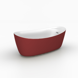 Shower Auro Bağımsız Küvet — Colorful Bordo, Sistemsiz