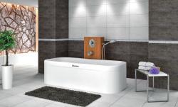 Shower Eliptica Özel Küvet — Siyah, Sistemsiz