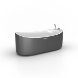 Shower Arges Bağımsız Küvet — Colorful Gri, Bağımsız jakuzi sistem 1