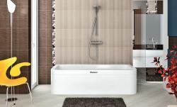 Shower Omega Özel Küvet — Siyah, Full sistem