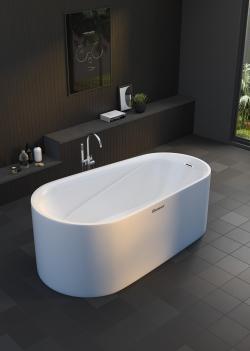 Shower Prestige Bağımsız Küvet — Beyaz, Bağımsız jakuzi sistem 1