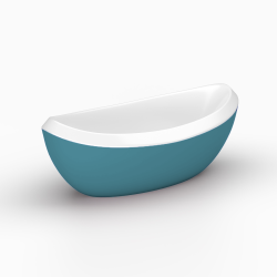 Shower Nubo Bağımsız Küvet — Colorful RAL 5018, Sistemsiz