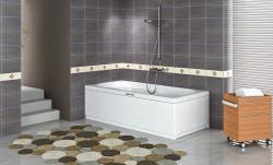 Shower Poleti Taşmalı Özel Küvet — Kırmızı, Standart sistem