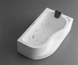Shower Marjinal Mini Basamaklı Özel Küvet — Beyaz, Sağ, Full sistem