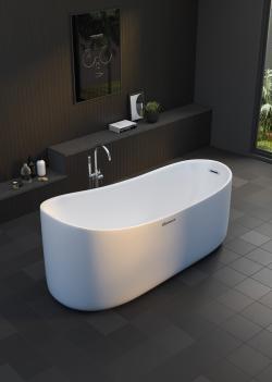 Shower Monart Bağımsız Küvet — Beyaz, Sistemsiz