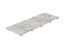 Serapool Silver Traverten Monoblok Hidden Izgara