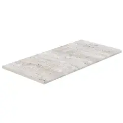 Serapool Silver Traverten Çizgi Taşma Tutamak