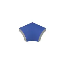Serapool Relax Pastel Cobalt Dışbükey Ayak