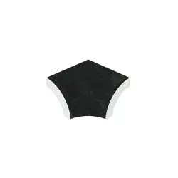 Serapool Relax Black & Black Dışbükey Ayak