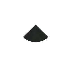 Serapool Relax Black & Black Dışbükey Köşe