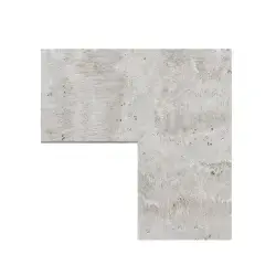 Serapool Silver Traverten Monoblok İç Köşe Tutamak