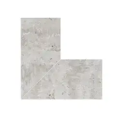 Serapool Silver Traverten Monoblok Dış Köşe Tutamak