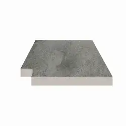 Serapool Pool Garden Grey Monoblok Izgara 90° Köşe
