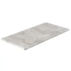 Serapool Silver Traverten Merdiven Kaymazı Sol Bitiş