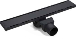 Sukar Line 4E 60 cm Duş Kanalı Ø50 mm Siyah Plastik Kasa Yalıtım Eteksiz