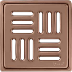 Sukar Dekoratif Çizgi Izgara 10x10 cm Bronz