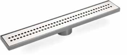 Sukar Line 6E 30 cm Duş Kanalı Ø50 mm Cube Izgara Paslanmaz Kokumatik Koku Önleyici Plastik Kasa