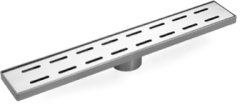 Sukar Line 6E 40 cm Duş Kanalı Ø50 mm Slot Izgara Paslanmaz Kokumatik Koku Önleyici Plastik Kasa