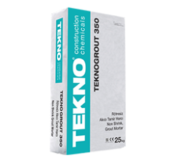 TEKNO Teknogrout 350 Rötresiz Akıcı Grout Harcı Gri 25 kg