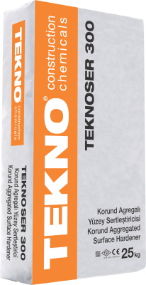 TEKNO Teknoser 300 Korund Agregalı Yüzey Sertleştirici Yeşil 25 kg