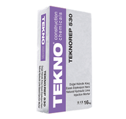 TEKNO Teknorep 530 Doğal Hidrolik Kireç Esaslı Enjeksiyon Harcı Sütlü Kahve 16 kg