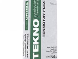 TEKNO Teknofay Flex Seramik ve Granit Yapıştırıcısı Gri 25 kg