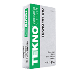 TEKNO Teknofay 510 Bims Yapıştırma Harcı Gri 25 kg