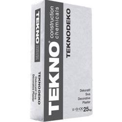 TEKNO Teknodeko İnce Mineral Dekoratif Sıva Beyaz 25 kg