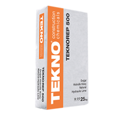 TEKNO Teknorep 500 Doğal Hidrolik Kireç Kırık Beyaz 25 kg