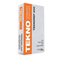 TEKNO Teknorep 200 İnce Düzeltme Harcı Gri 25 kg