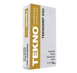 TEKNO Teknorep 550 Doğal Hidrolik Kireç Doğal Beyaz 16 kg