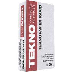 TEKNO Teknofay Ex Rapid Hızlı Sertleşen Seramik Yapıştırıcı Gri 25 kg