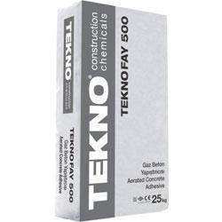 TEKNO Teknofay 500 Gaz Beton Yapıştırıcısı Gri 25 kg