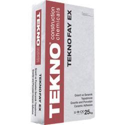 TEKNO Teknofay Ex Seramik ve Granit Yapıştırıcısı Beyaz 25 kg