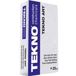 TEKNO Art Dekoratif Ürün Döküm Harcı Gri 25 kg