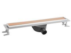 Tema Çerçeveli Duş Kanalı Paslanmaz/Seramik 60 cm