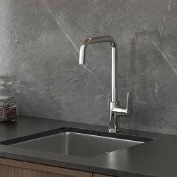 Teska Carmela Mutfak Eviye Bataryası Krom uygulama örneği