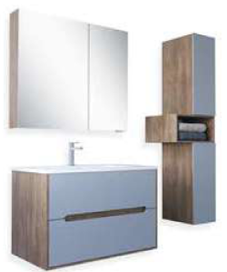 Teta Home Madrid Banyo Dolabı Seti 65x43,3x50 cm Kafkas Meşe