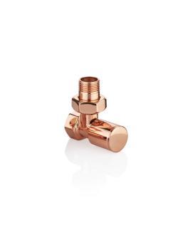 Toprak Köşe Havlupan Radyatör Vanası 1/2" Rose 2 Adet