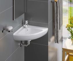 Turavit Köşe Lavabo 40x40 cm Beyaz uygulama örneği